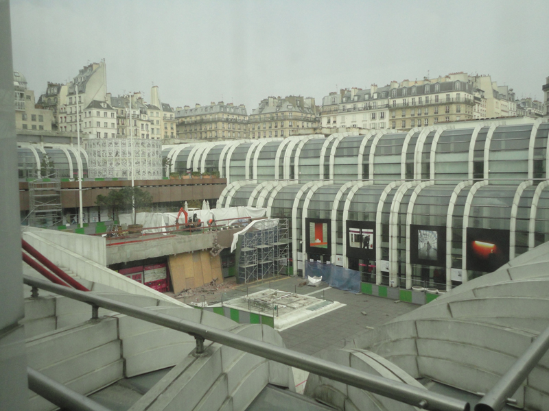 Démolition du Forum des Halles