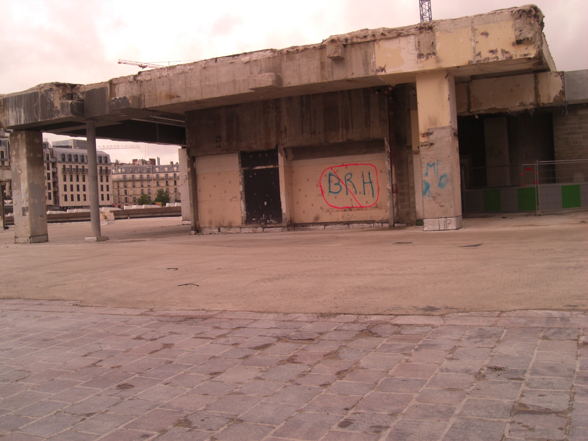 Le chantier du forum des Halles