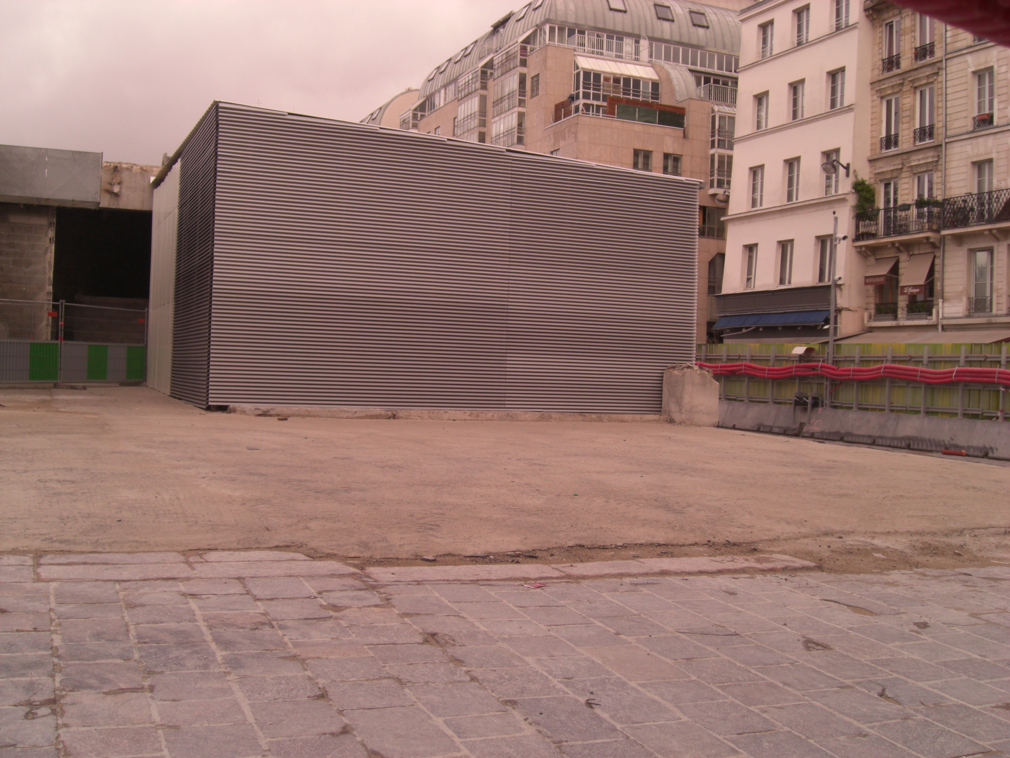 Le chantier du forum des Halles