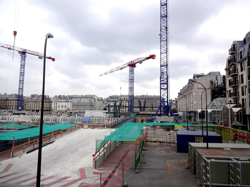 Le chantier du Forum des Halles