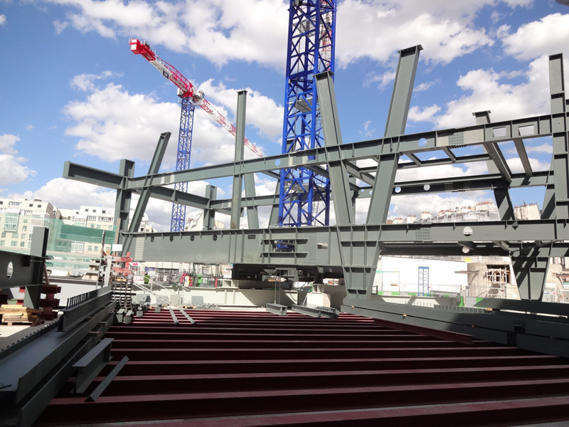 Le chantier du Forum des Halles