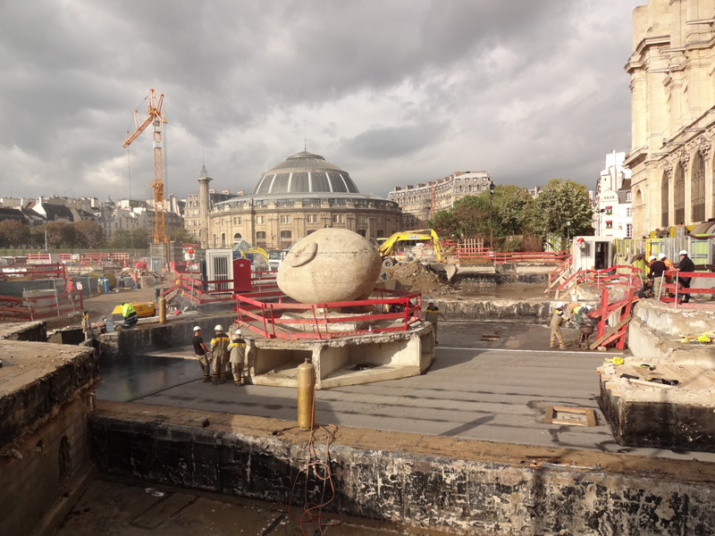 Travaux du forum des Halles