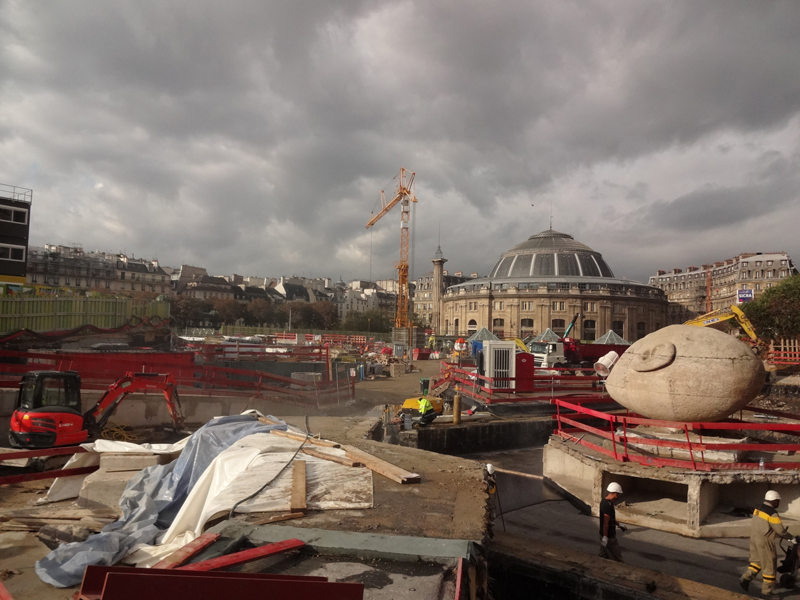 Travaux du forum des Halles