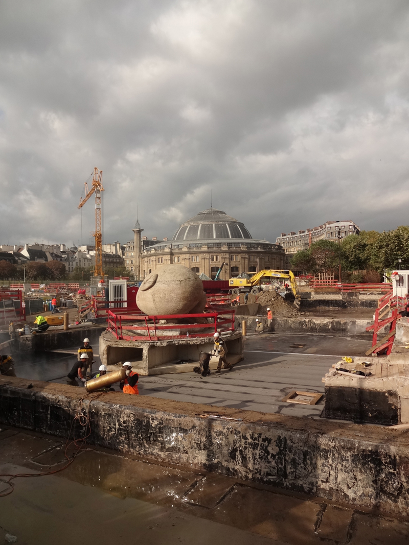 Travaux du forum des Halles