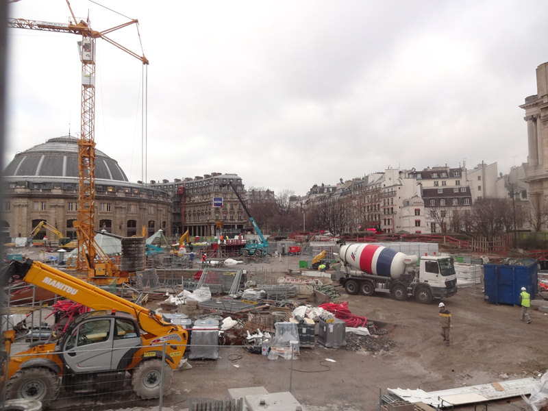 Forum des Halles en chantier