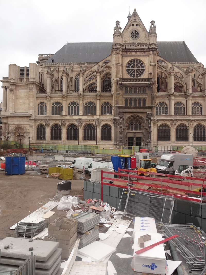 Forum des Halles en chantier