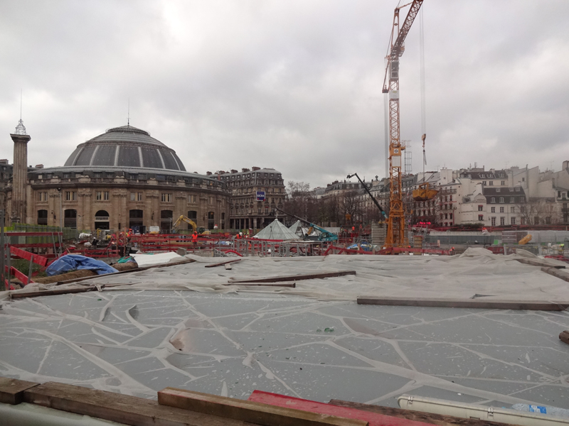 Forum des Halles en chantier