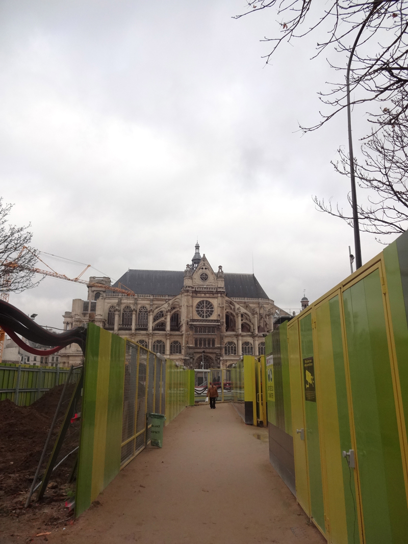 Forum des Halles en chantier