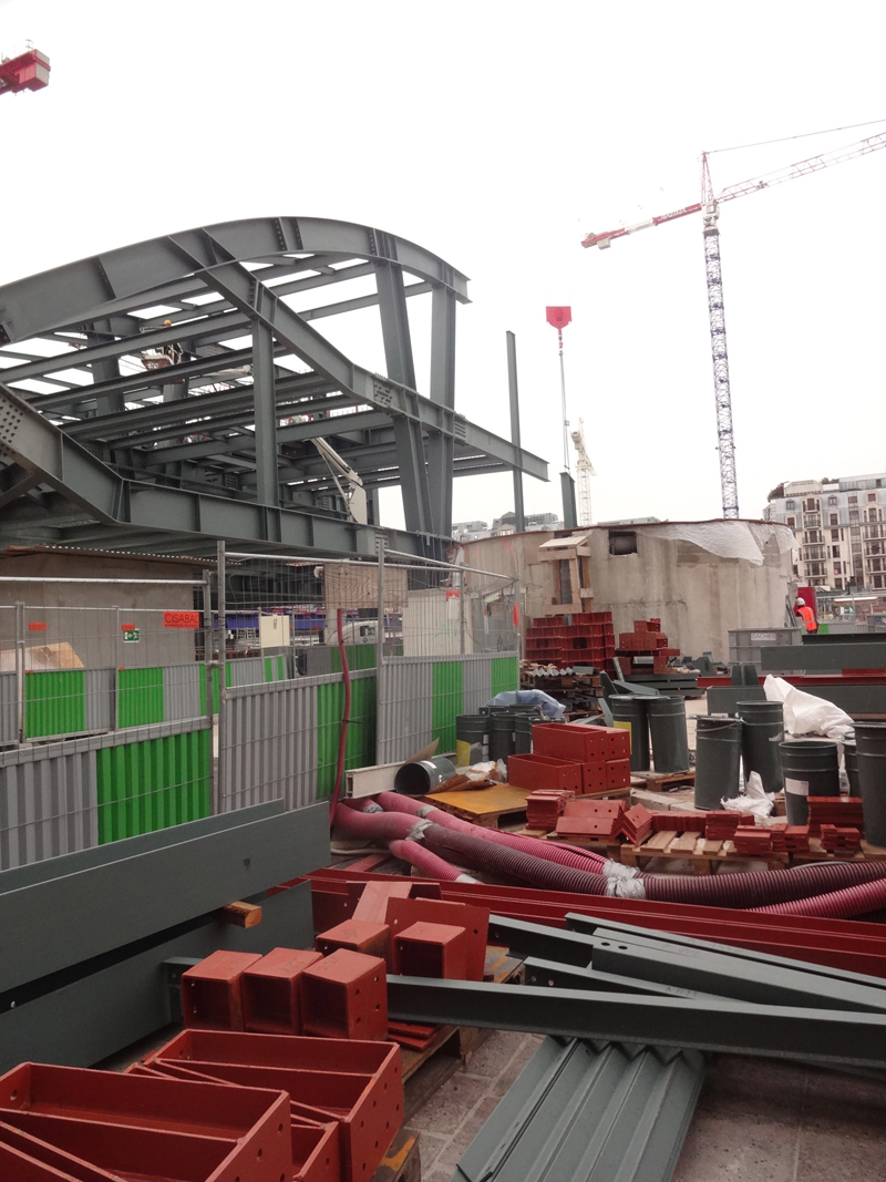 Le chantier du Forum des Halles