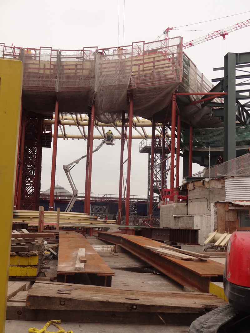 Le chantier du Forum des Halles