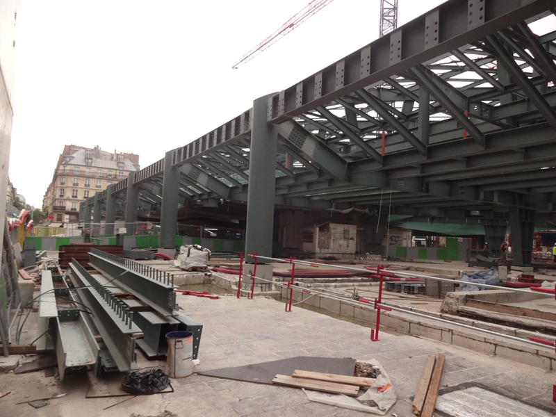 Le chantier du Forum des Halles