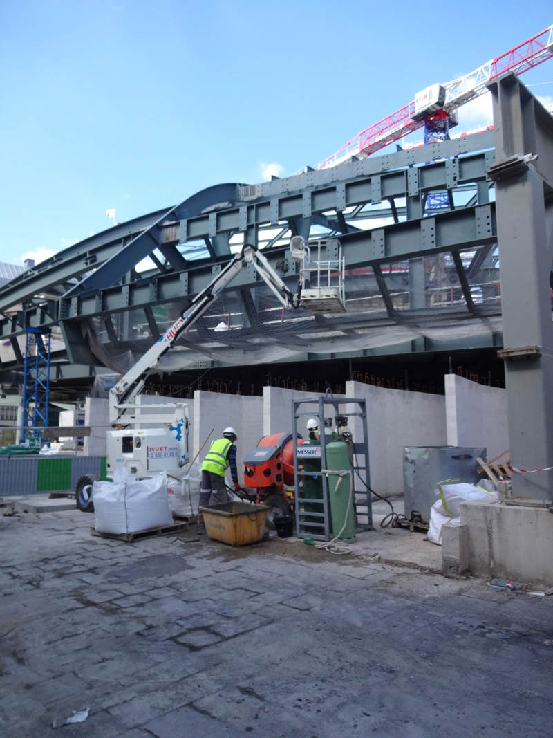 Travaux du Forum des Halles