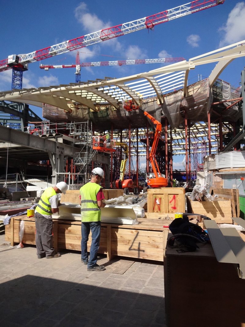 Travaux du Forum des Halles