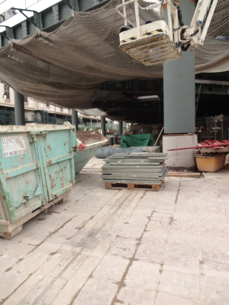 Construction du Forum des Halles