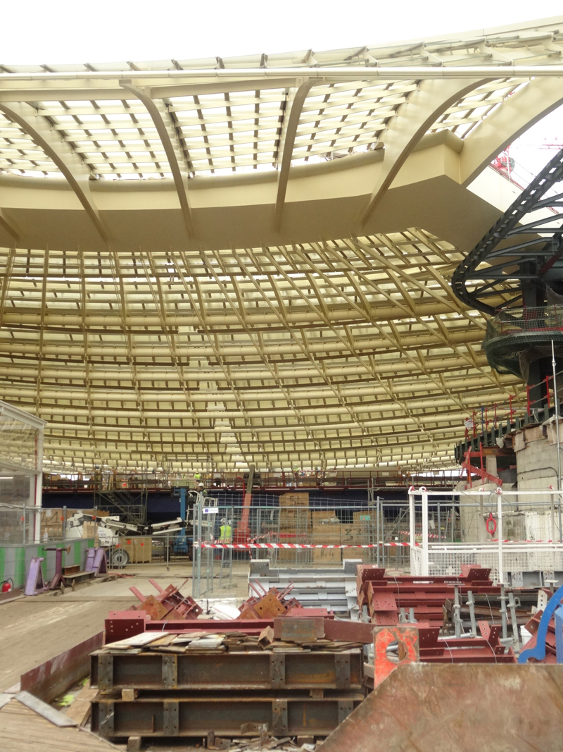 Les travaux du Forum des Halles