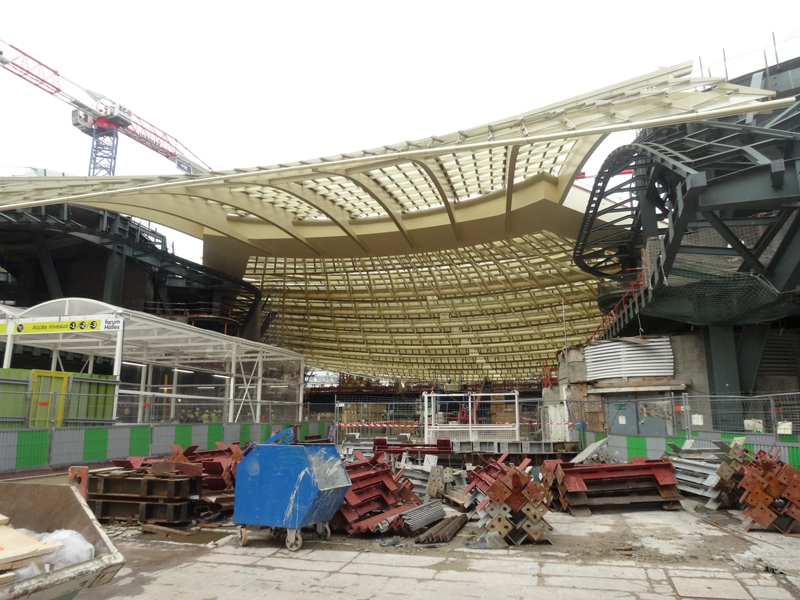 Les travaux du Forum des Halles