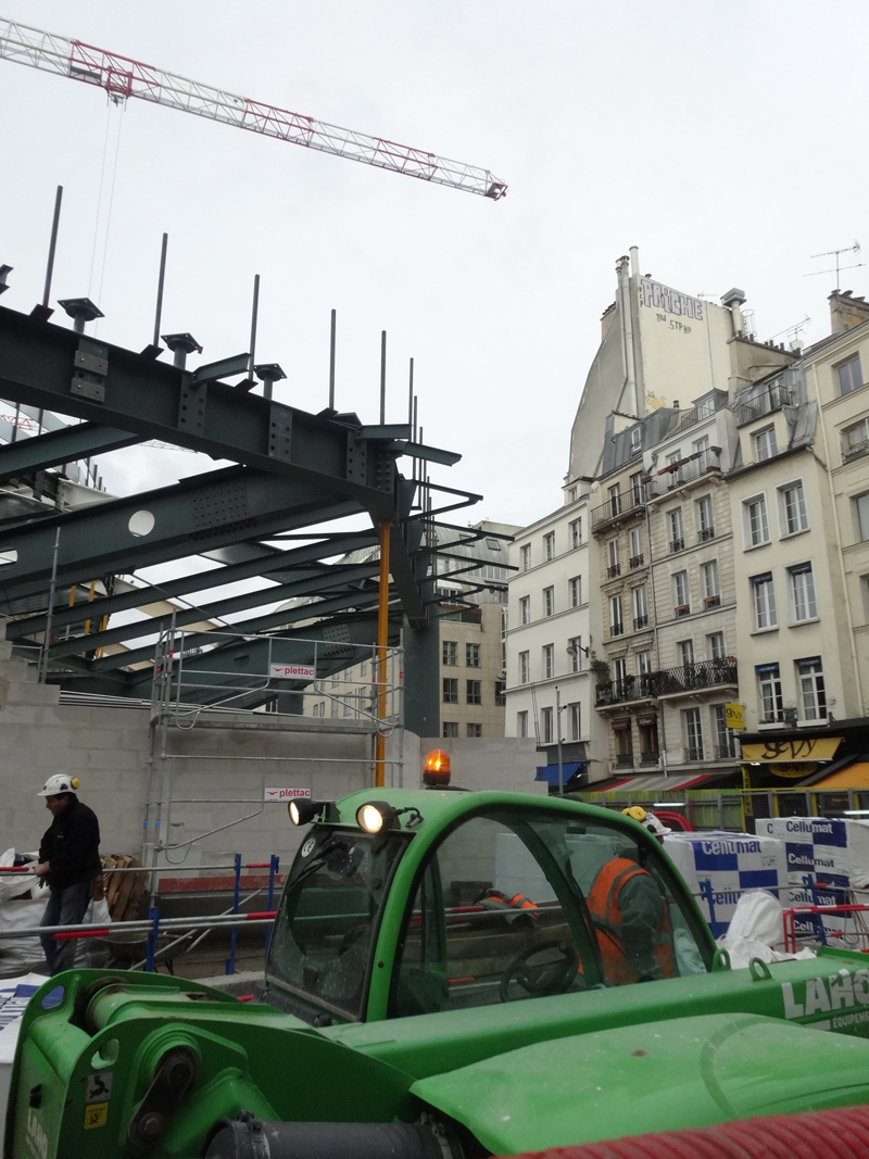 Les travaux du Forum des Halles