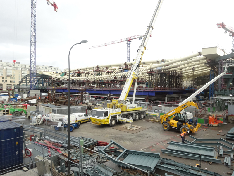 Les travaux du Forum des Halles