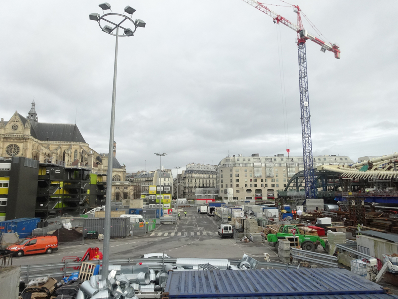 Les travaux du Forum des Halles