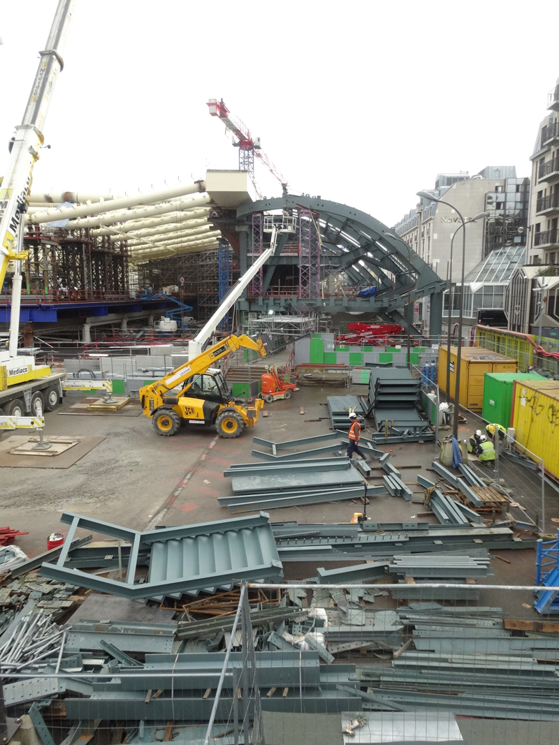 Les travaux du Forum des Halles