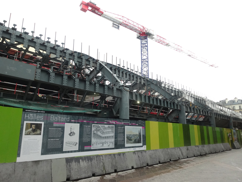 Les travaux du Forum des Halles