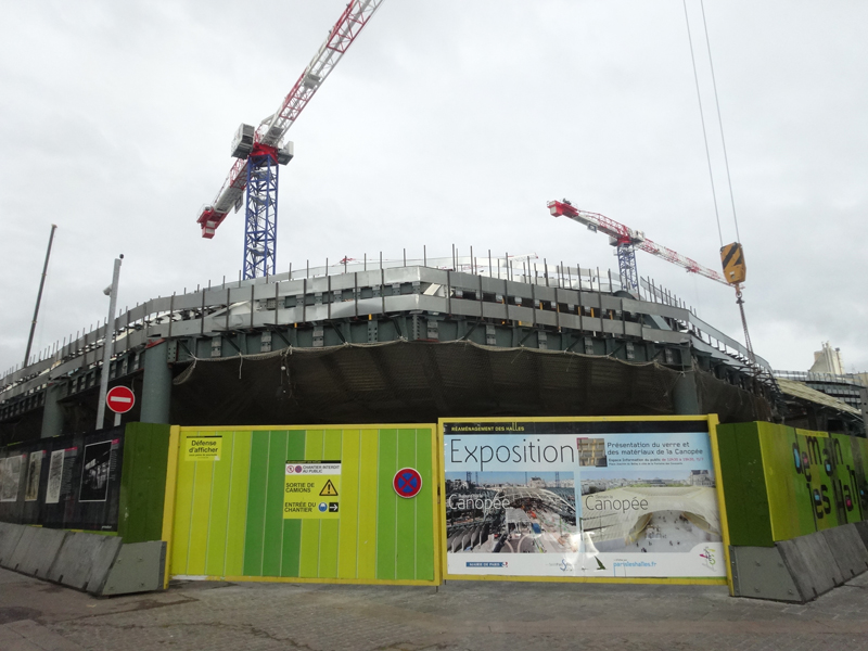 Les travaux du Forum des Halles