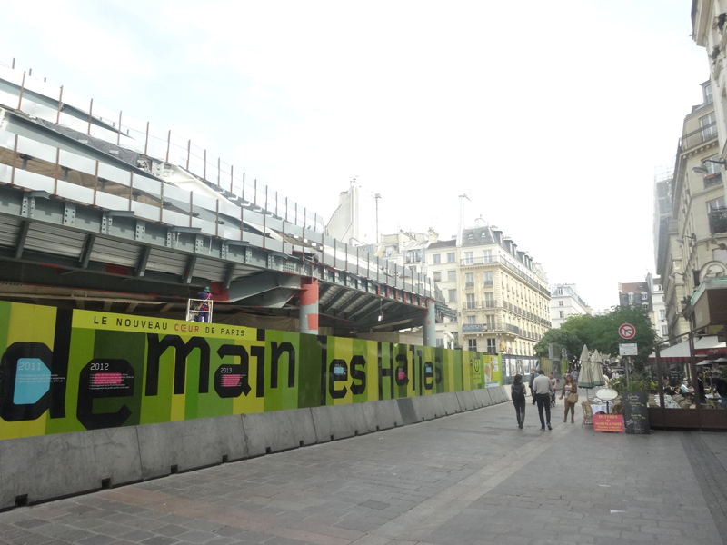 Forum des Halles Le chantier