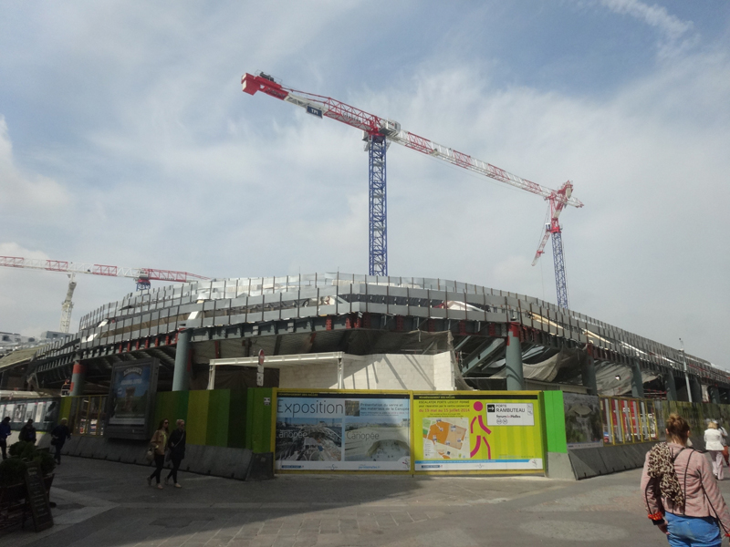 Forum des Halles Le chantier