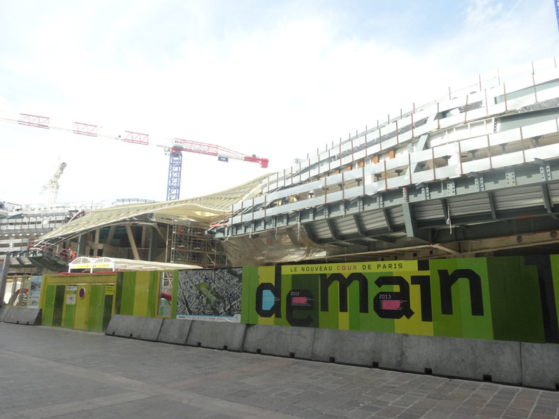 Forum des Halles Le chantier