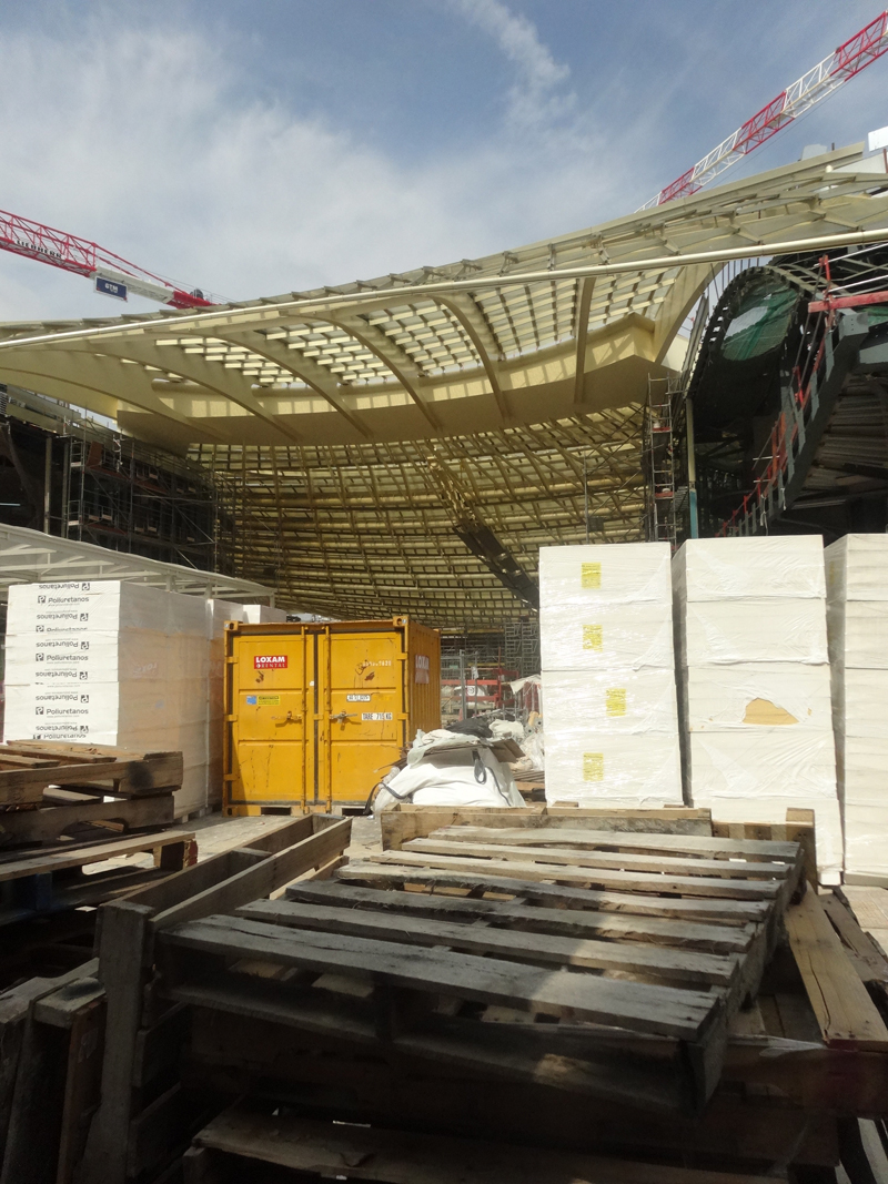 Forum des Halles Le chantier