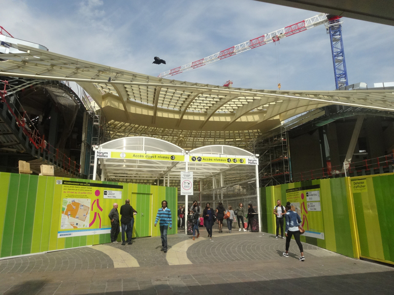 Forum des Halles Le chantier