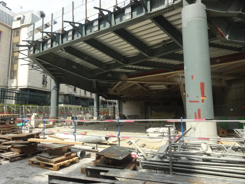 Forum des Halles Le chantier