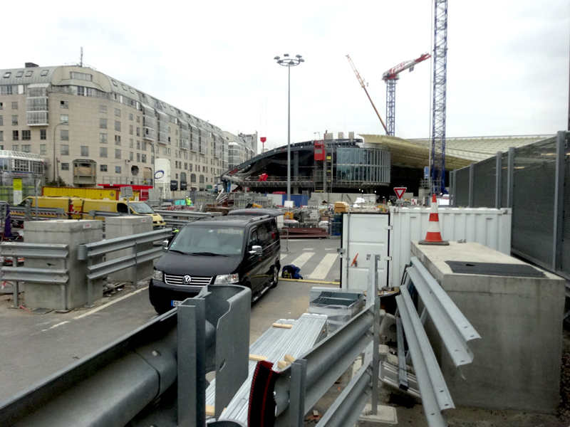 Travaux aux Forum des Halles