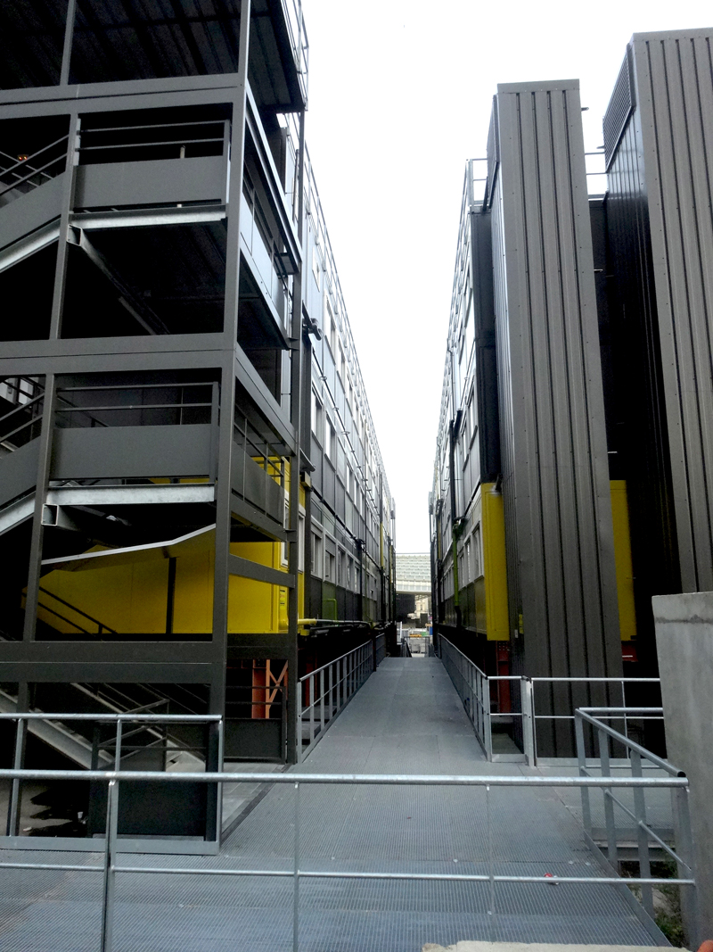 Construction du Forum des Halles