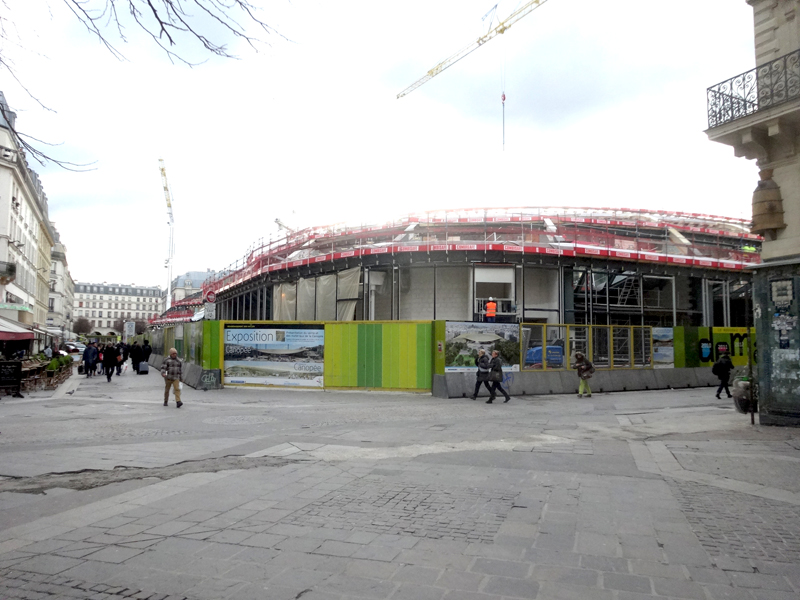 Le chantier du Forum des Halles