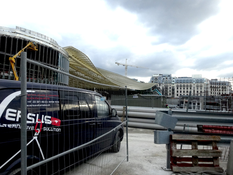 Le chantier du Forum des Halles