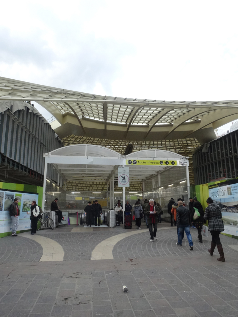 Le chantier du Forum des Halles