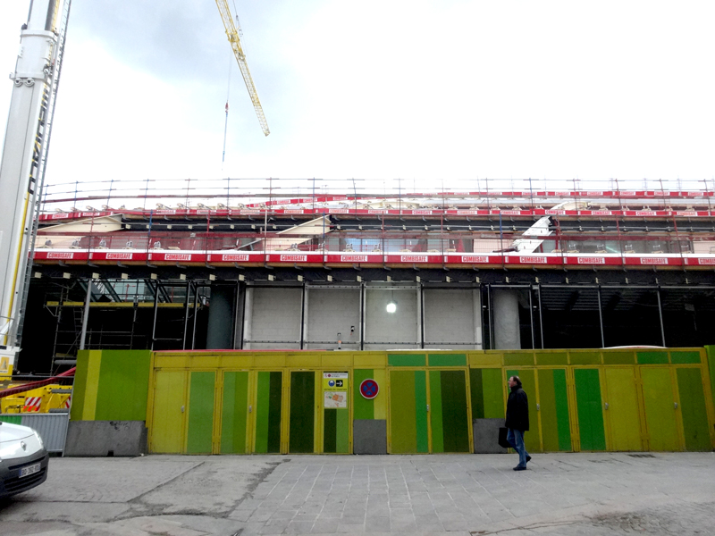 Le chantier du Forum des Halles