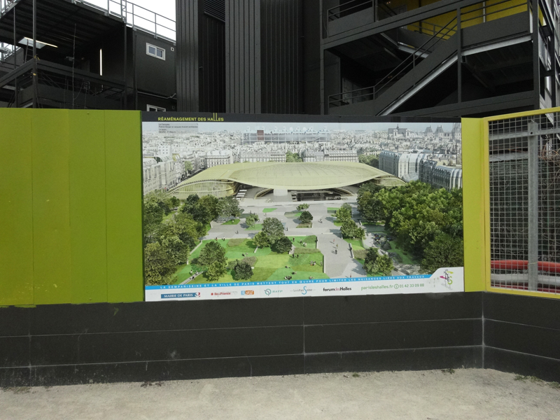 Chantier du Forum des Halles