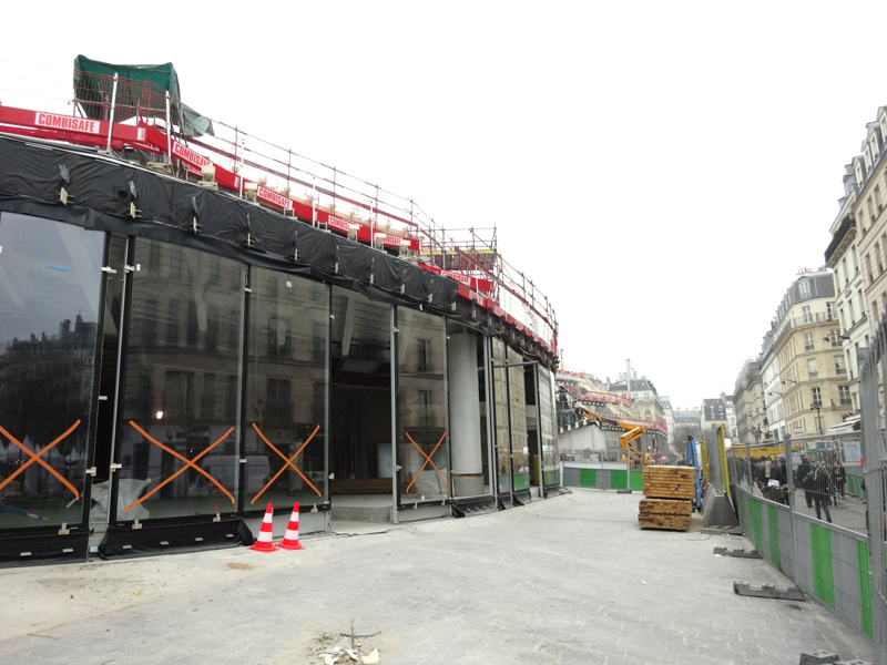 Chantier du Forum des Halles