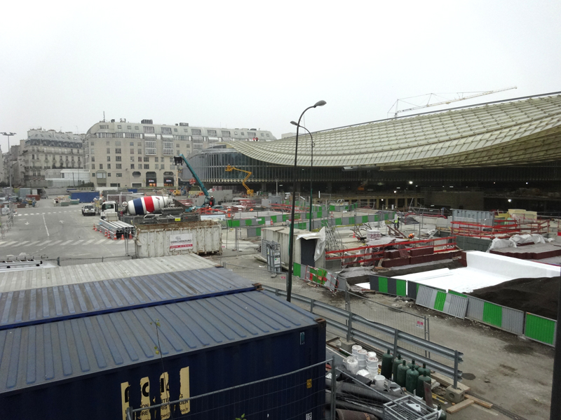 Chantier du Forum des Halles