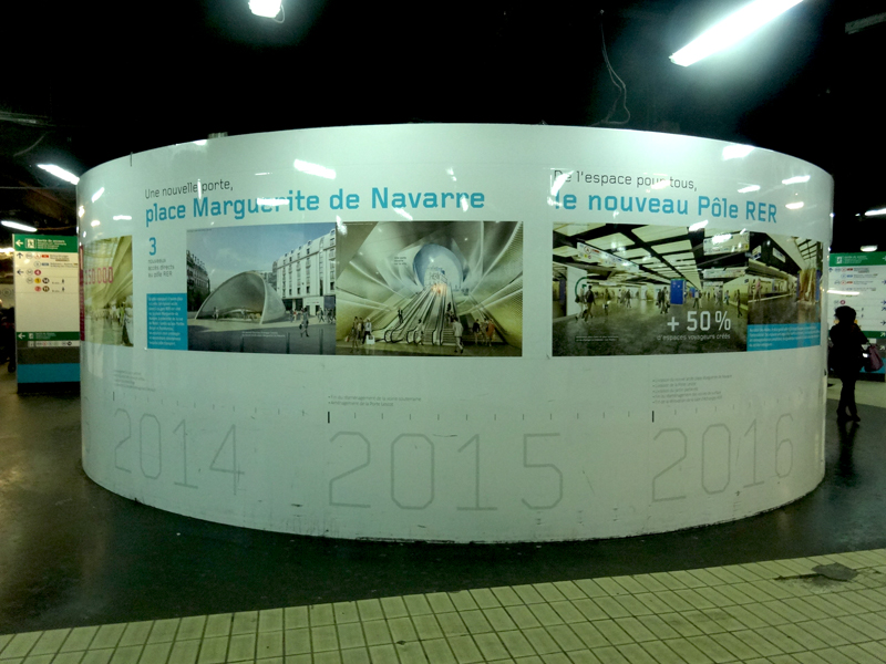 Travaux aux Forum des Halles: Les transports