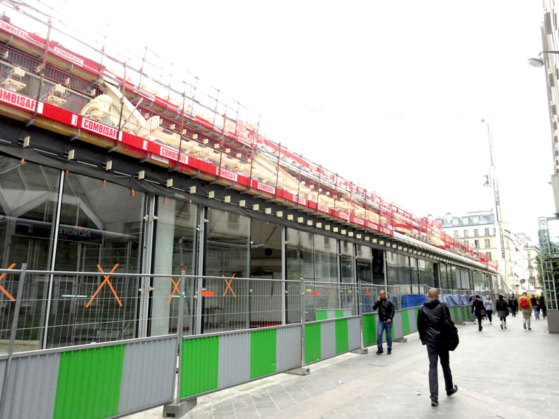 Travaux Forum des Halles Juillet 2015