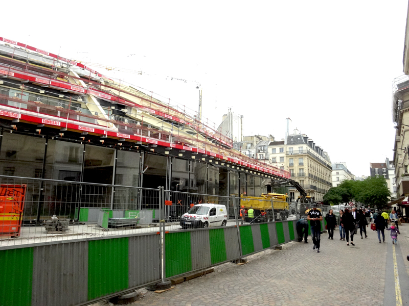 Travaux Forum des Halles Juillet 2015