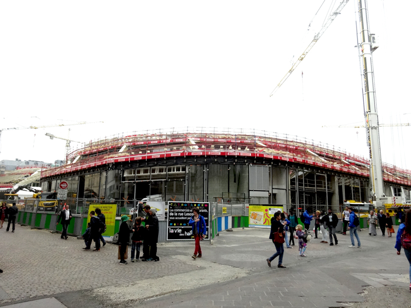 Travaux Forum des Halles Juillet 2015