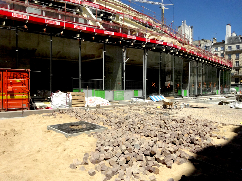 Travaux Forum des Halles Juillet 2015