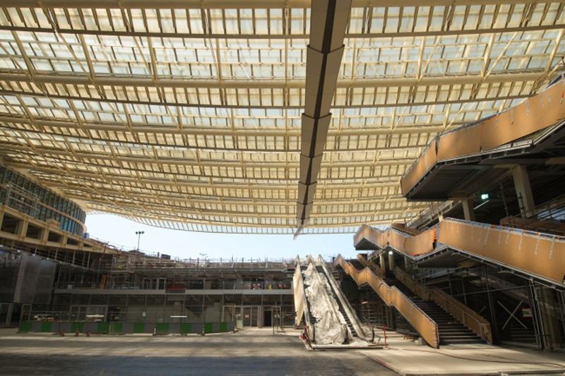 Photos officielles du chantier des Halles