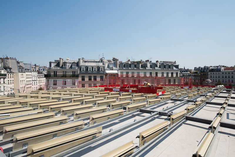 Photos officielles du chantier des Halles