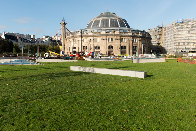 Photos officielles du chantier des Halles