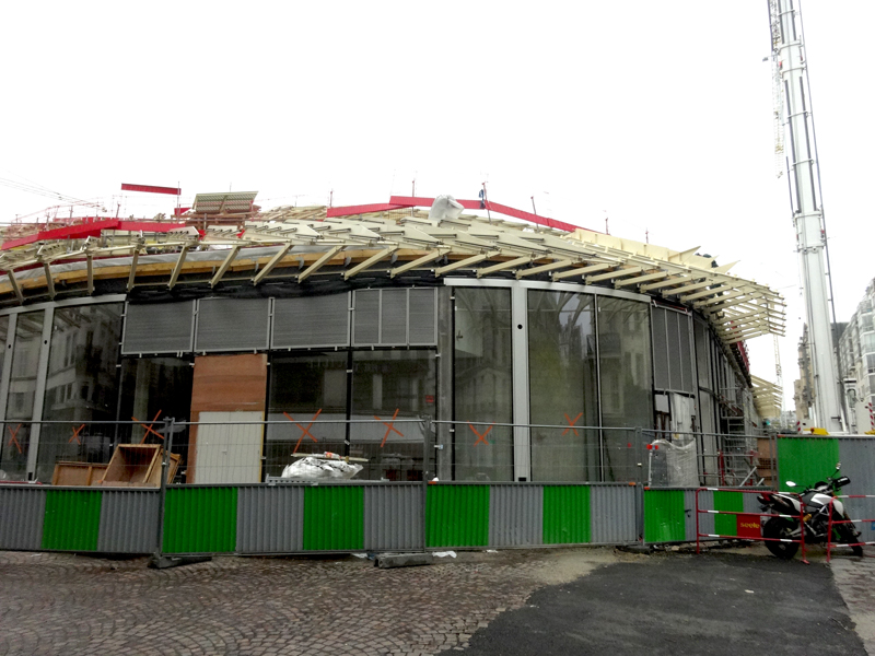 Travaux aux Forum des Halles